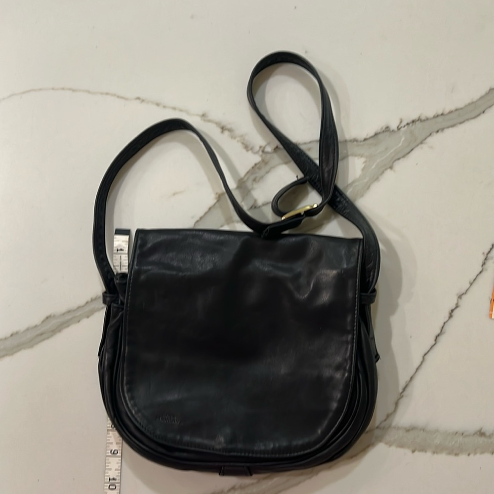 Stone Mountain Black Leather Purse